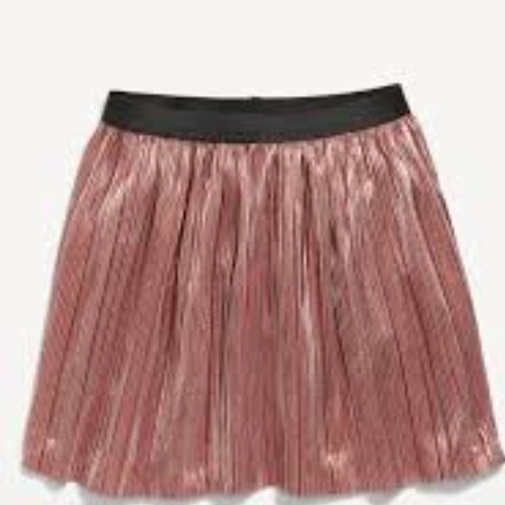#1817 Old Navy Shimmering Pink Mini Skirt Sz XL (14/16)